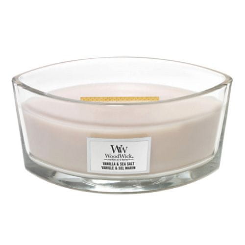 Woodwick Dekoratív gyertyaváza , Vanília és tengeri só, 453,6 g