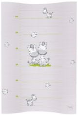 Ceba Baby Pelenkázó alátét, 2oldalú, puha, COSY (50x70), zebra, szürke