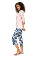 Cornette Női pizsama 463/288 Flower, rózsaszín, S