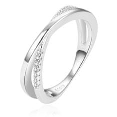 Beneto Bájos dupla ezüst gyűrű AGG225 (Kerület 52 mm)
