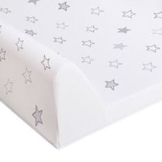 Ceba Baby Pelenkázó alátét 2 oldalú, merev deszkával (50x70) Comfort, csillagok, szürke