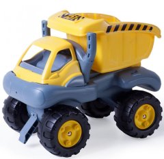 Miniland Baby Monster Truck Ride-On Vehicle, Hatalmas teherautó, 2-6 éves korig