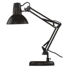 EMOS DUSTIN asztali lámpa E27 izzóhoz, fekete színű