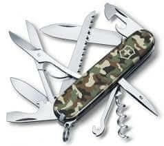 Victorinox 1.3713.94 Huntsman Camouflage multifunkcionális kés 91 mm, terepszínű, 15 funkció