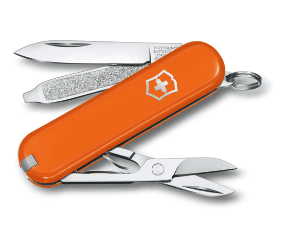 Victorinox 0.6223.83G Classic SD Colors Mango Tango multifunkcionális kés, narancssárga, 7 funkciós