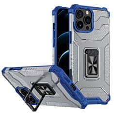 MG Crystal Ring műanyag tok iPhone 13 Pro, kék
