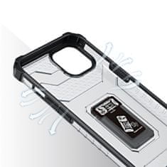 MG Crystal Ring műanyag tok iPhone 13, fekete