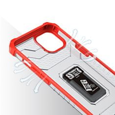 MG Crystal Ring műanyag tok iPhone 13, piros