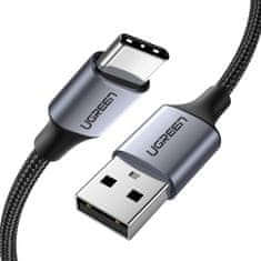 Ugreen kábel USB / USB-C QC 3A 1m, szürke