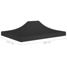 Greatstore fekete tető partisátorhoz 4 x 3 m 270 g/m²