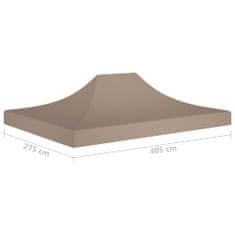 shumee tópszínű tető partisátorhoz 4 x 3 m 270 g/m² 