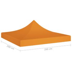 Greatstore narancssárga tető partisátorhoz 3 x 3 m 270 g/m²