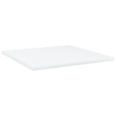 shumee 4 db fehér forgácslap könyvespolc 40 x 40 x 1,5 cm