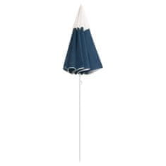 Greatstore kék kültéri napernyő acél rúddal 180 cm