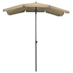 Greatstore tópszínű napernyő rúddal 200 x 130 cm