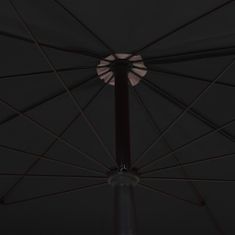 Greatstore fekete napernyő rúddal 200 x 130 cm