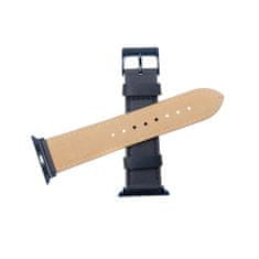 FIXED Leather Strap bőr óraszíj az Apple Watch 42mm/44mm készülékhez, kék FIXLST-434-BL
