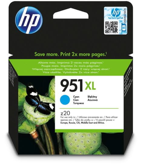 HP 951XL Ciánkék tintapatron (CN046AE)