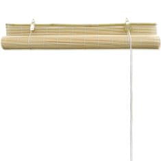 Vidaxl Természetes Bambusz Roló 120 x 160cm 241322