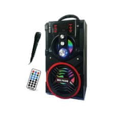 Bass Polska FM USB Karaoke hangszóró Bluetooth 90W + távirányító