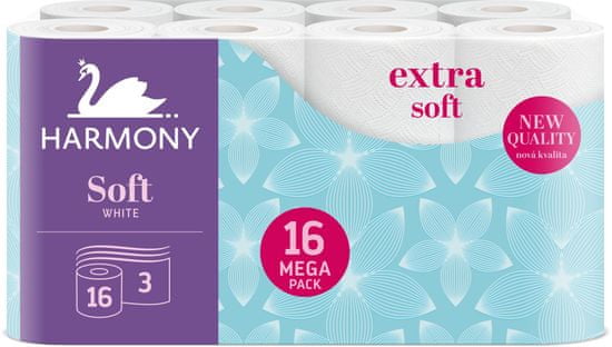 Harmony Toalett papír Soft 3 rétegű 16 tekercs