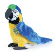 PARFORINTER plüss papagáj kék és sárga Ara Ararauna, 24 cm, 24 cm