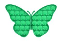 PARFORINTER Anti-stressz játék Fidget Pop It, Butterfly, zöld