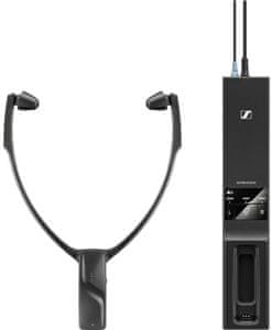 sennheiser rs-5200 TV in-ear fejhallgató dokkolóval könnyen használható vezeték nélküli kialakítás nagyméretű vezérlőgombok hangerőszabályozás mindkét fülhallgatón hangmódok