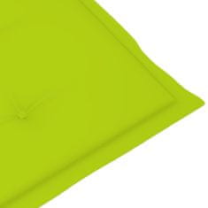 Greatstore élénkzöld nyugágypárna (75+105) x 50 x 3 cm