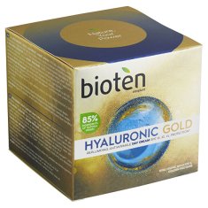 Bioten Bőrfeltöltő ránctalanító nappali krém Hyaluronic Gold SPF 10 (Replumping Antiwrinkle Day Cream) 50