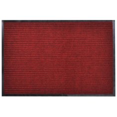 Vidaxl Piros PVC Lábtörlő 90 x 120 cm 241270