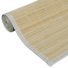 Greatstore Négyszögű természetes bambusz szőnyeg 150 x 200 cm