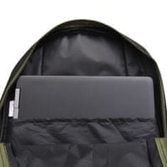 Greatstore 40 literes iskolai hátizsák fekete és terepszínű