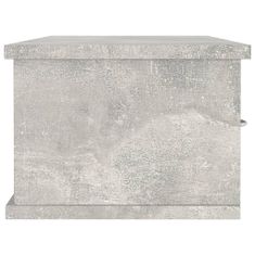 shumee betonszürke falra szerelhető fiókos polc 88 x 26 x 18,5 cm