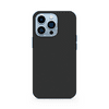 Szilikon védőtok iPhone 13 mini telefonhoz MagSafe rögzítési támogatással, 60210101300001, fekete