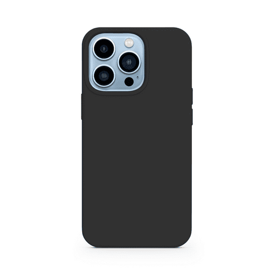 EPICO Szilikon védőtok iPhone 13 mini telefonhoz MagSafe rögzítési támogatással, 60210101300001, fekete