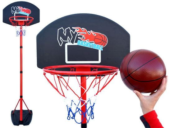 JOKOMISIADA Big Basketball 240 cm - készlet labdával SP0629