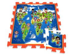 JOKOMISIADA Hab puzzle Mat A világ gyermekei térkép ZA3149