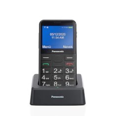 PANASONIC KX-TU155EXBN Dual SIM kártyafüggetlen mobiltelefon idősek számára színes kijelző fekete