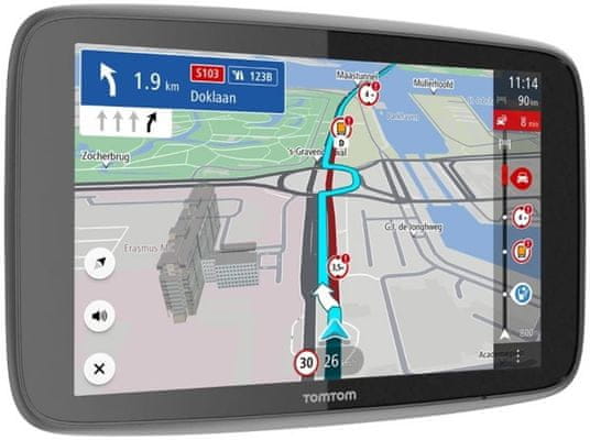 TomTom GO EXPERT GPS navigáció világtérképek gyorsabb térképfrissítés TomTom érintőképernyő HD felbontás Wi-fi Bluetooth hangvezérlés 3D konstrukció