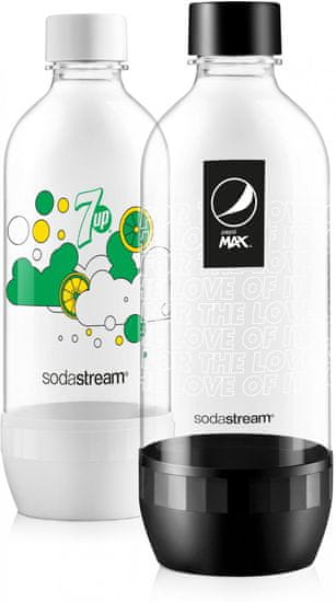 SodaStream Palack JET 7UP és Pepsi Max 2x, 1l