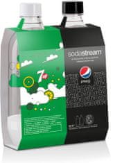 SodaStream Palack JET 7UP és Pepsi Max 2x, 1l