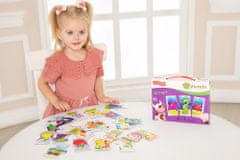 Farfarland Oktatási rejtvény - "Csoport (hármas)". Színes puzzle kisgyermekeknek. Tanuló játékok gyerekeknek
