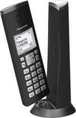 PANASONIC KX-TGK210PDB vezeték nélküli dect telefon konferencia hívás kihangosítható fekete