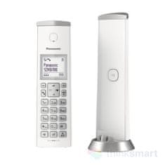 PANASONIC KX-TGK210PDW vezeték nélküli dect telefon konferencia hívás kihangosítható fehér