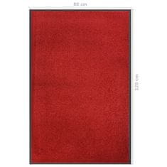 shumee piros lábtörlő 80 x 120 cm