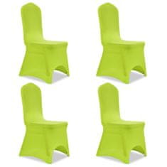Greatstore 4 db nyújtható szék huzat zöld