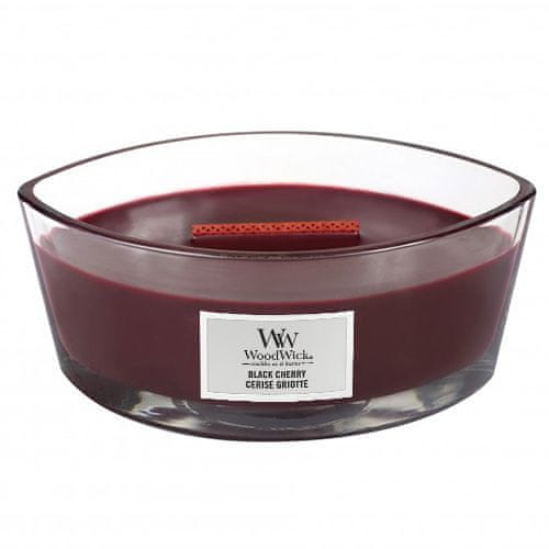 Woodwick Dekoratív gyertyaváza , Fekete cseresznye, 453,6 g