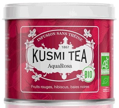 Kusmi Tea Organic Aqua Rosa pléhdoboz 100g