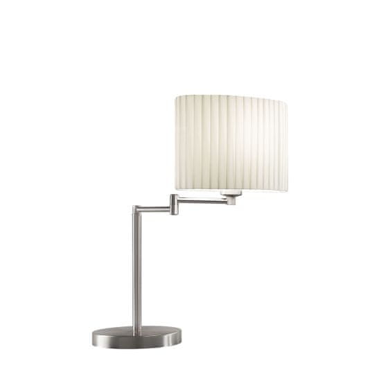 Kolarz HILTON SAND asztali lámpa polírozott nikkel, magassága 48 cm